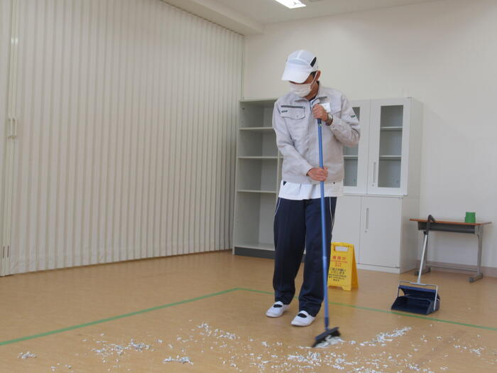 【高等部職業コース】清掃（自在ほうき）検定