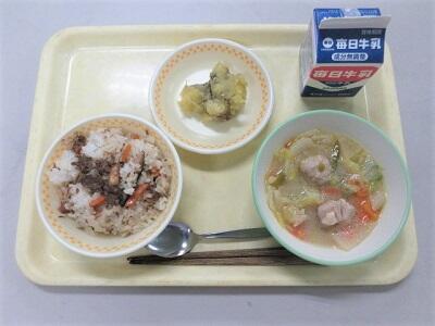 令和5年11月1日(水)の給食