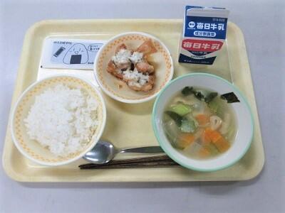 令和5年9月27日(水)の給食