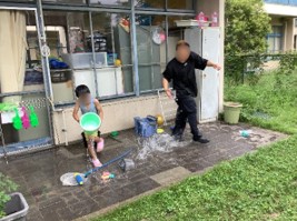 小1水遊び④