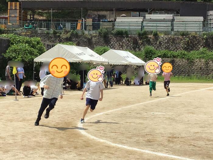 白熱のリレー競争