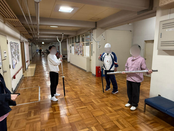 緊急時対応訓練②「不審者対応訓練」