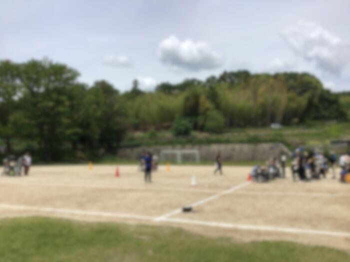 体育大会の練習、がんばっています。