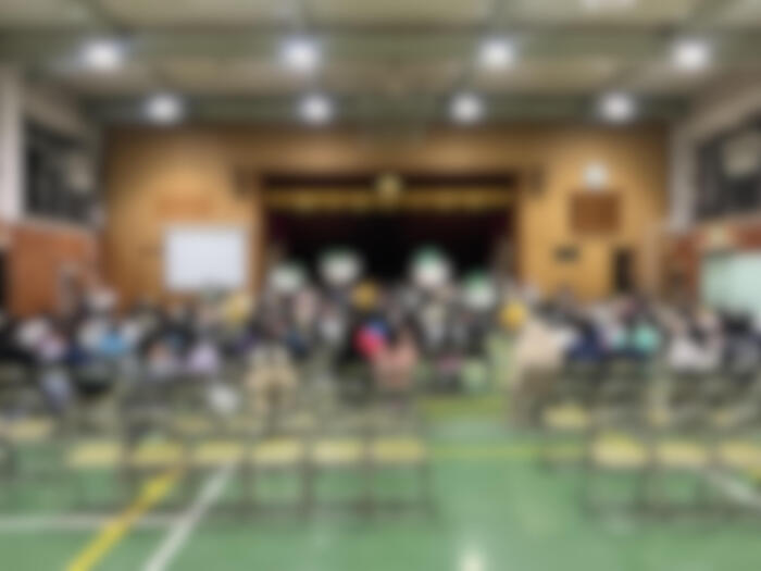 卒業を祝う会。