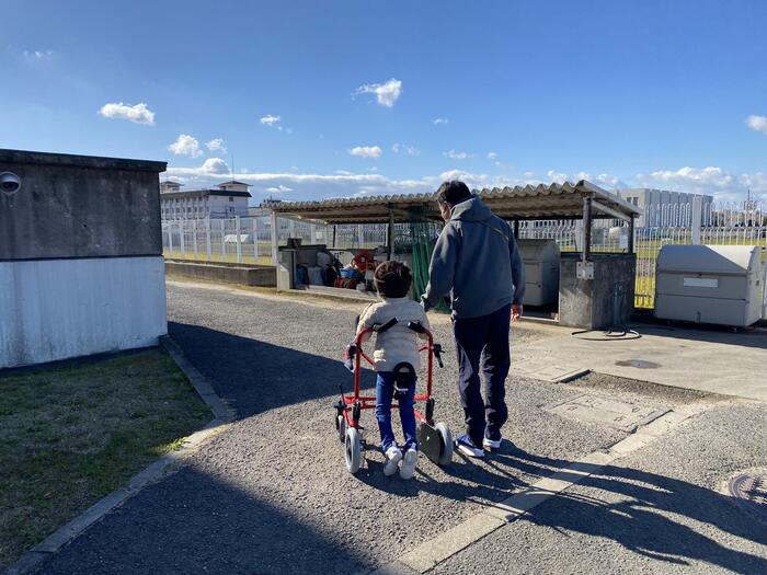 木枯らしなんかに、負けないぞ！