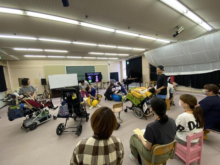 中学部授業参観の様子