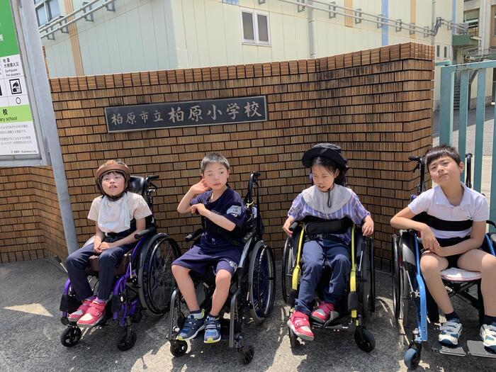 小学部4年 柏原小学校での交流体験