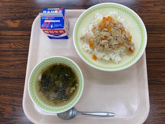 今日はスペシャル給食の日(第1弾)