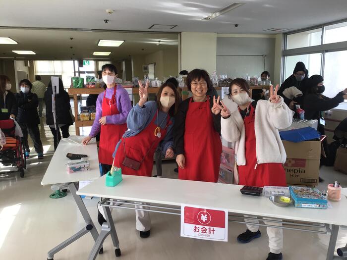 PTAバザーの様子1月27日(土)③