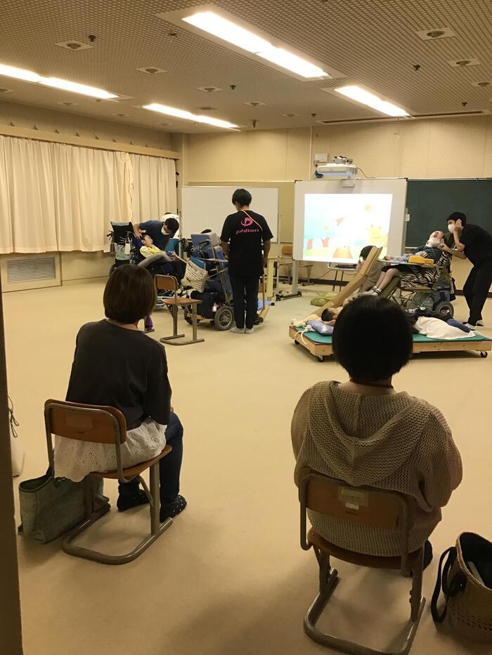 中学部授業参観の様子
