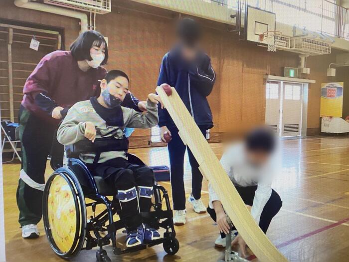 中学部（道明寺中学校との交流会）