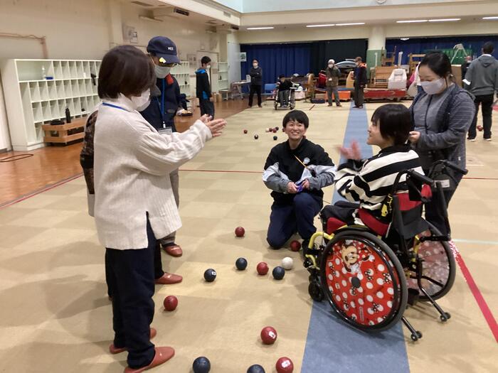 青葉会（川北地区住民）対抗ボッチャ大会