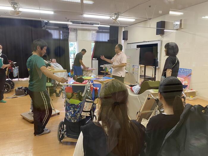 高等部授業参観の様子(造形)