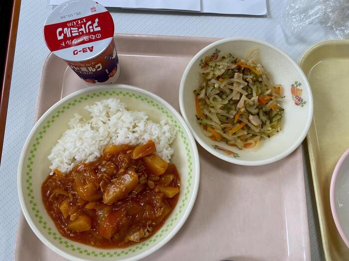 小学部リクエスト給食第3位の給食です!
