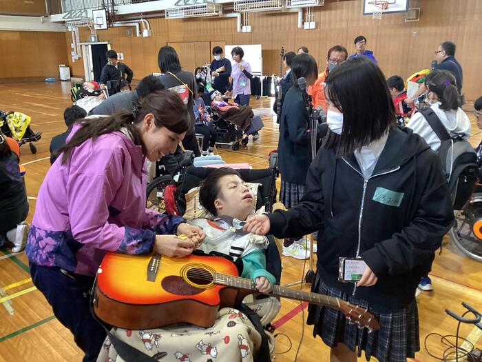 藤井寺高校スポーツ大会・フォークソング部交流会