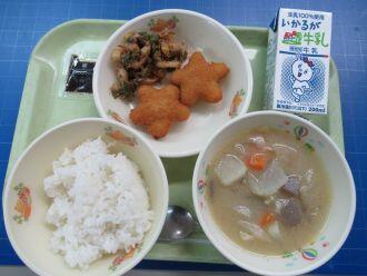 1月13日(火)小学部6年生お楽しみ献立!