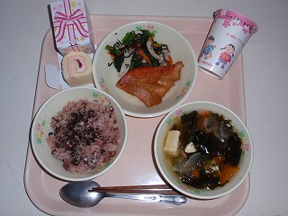 2015 入学お祝い献立