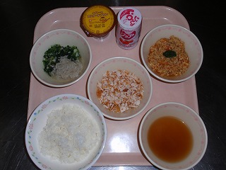 記念献立 刻み