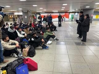 新大阪駅到着〜解散式