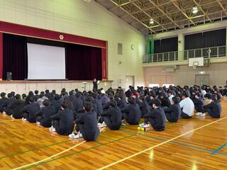 12/24(水)冬季休業前の生徒集会