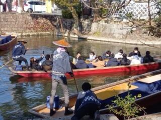 柳川くだりを楽しみました