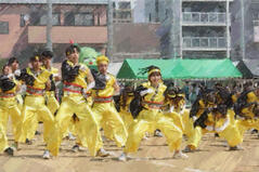 240920【写真】体育祭振りかえり（応援団優勝：黄Ｆ団応援団長） (4).JPGのサムネイル画像