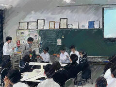 260513【写真】授業の風景⑭(1年「家庭基礎」、いろんな生き方・暮らし方(ロールプレイ発表)) (1).JPGのサムネイル画像