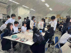 250513【写真】（コメント）授業の風景⑳（１年「家庭基礎」、ダイヤモンドランキング（家族に (1).JPGのサムネイル画像