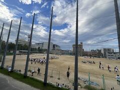 240830【写真】体育祭準備(グラウンド練習がスタートしました!) (2).JPGのサムネイル画像