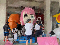 240904【写真】体育祭準備（体育祭まであと２日！） (6).JPGのサムネイル画像