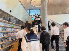 240614【写真】授業の風景27(2年「まちづくり」、おにクル見学会) (5).JPGのサムネイル画像