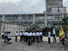 250911【写真】体育祭(大清掃、マスコット解体) (6).JPGのサムネイル画像