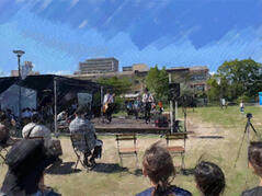 230603【写真】（コメント）軽音楽部活動報告（市民活動応援フェスタ Let's Action） (1).JPGのサムネイル画像