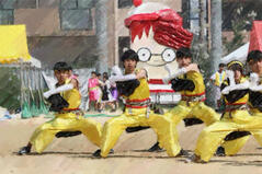 240920【写真】体育祭振りかえり（応援団優勝：黄Ｆ団応援団長） (6).JPGのサムネイル画像