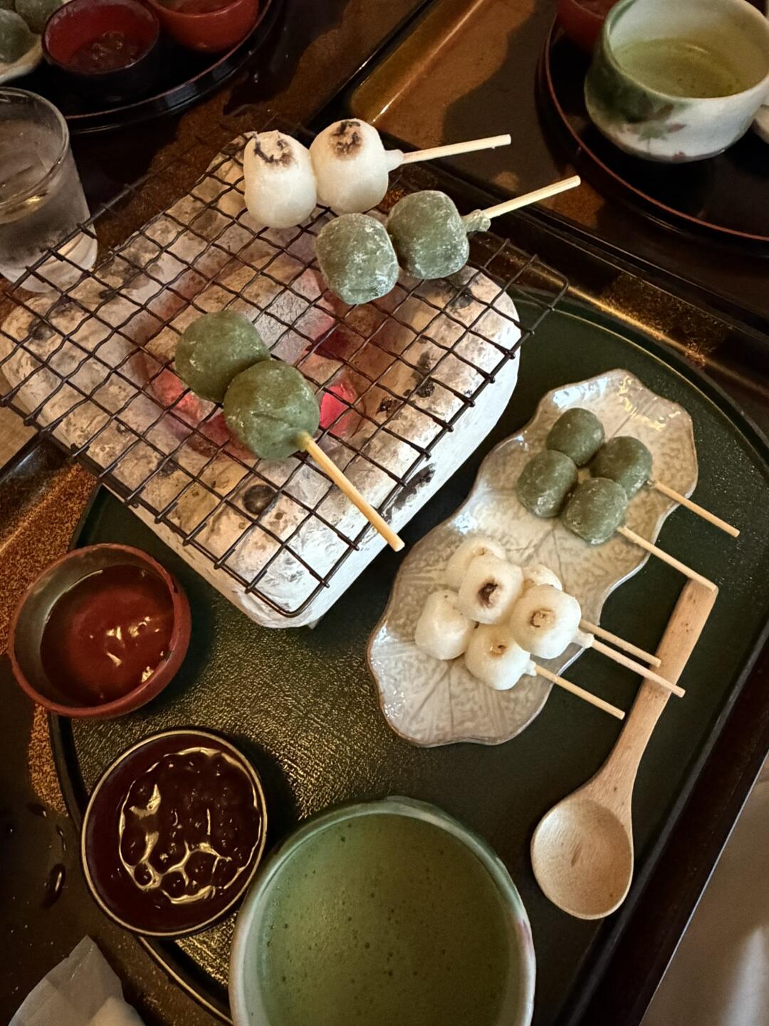 だんご焼き体験