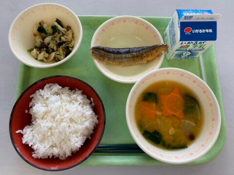 今日の給食 食育の日メニュー