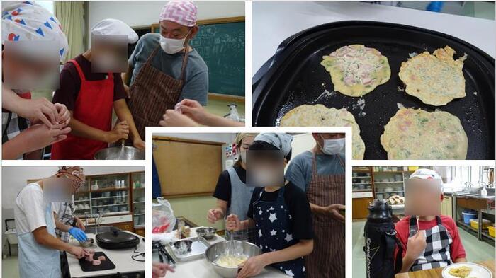 中学部 BC課程調理実習「ヒラヤーチー」