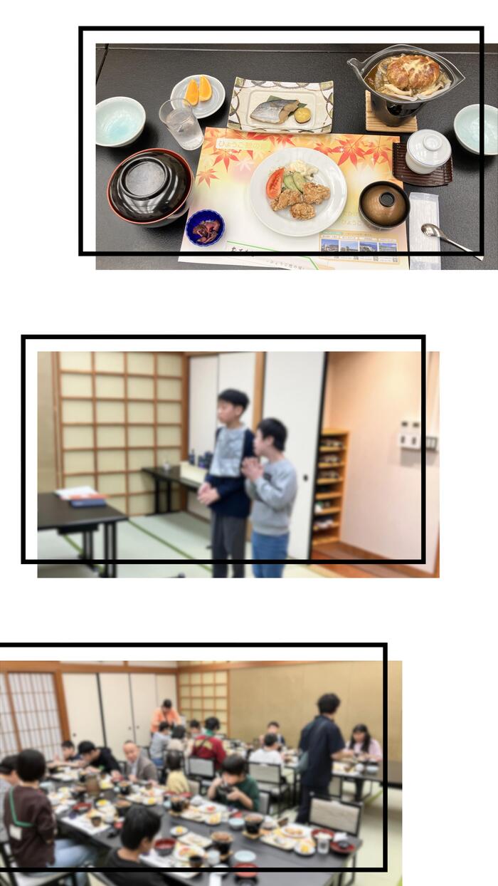【小6修学旅行⑥】夜ご飯行っただきま〜す🥣