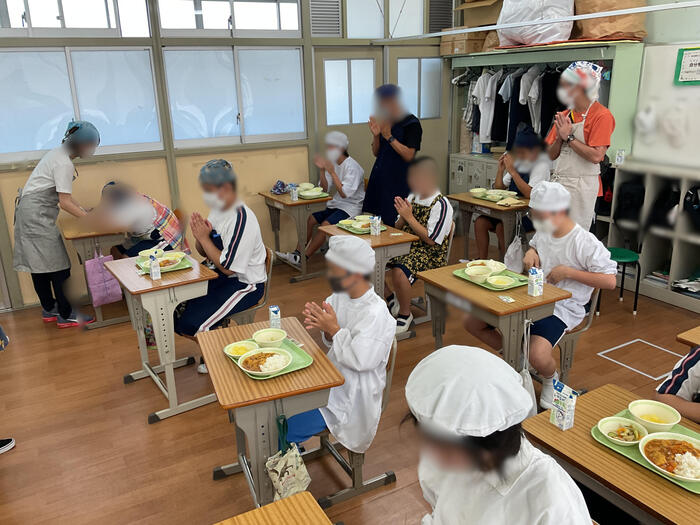 待ちに待った給食スタート‼️