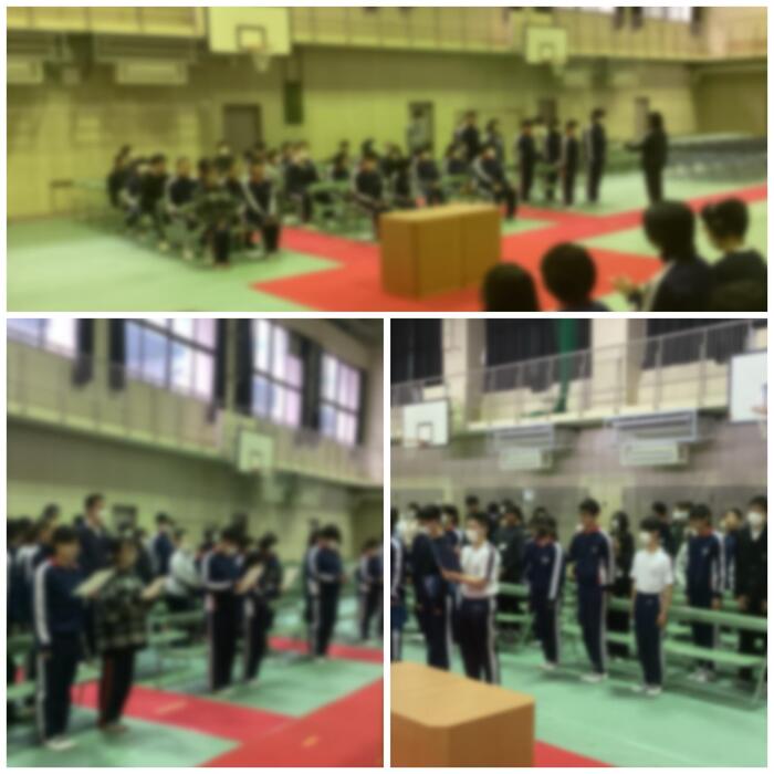卒業式練習