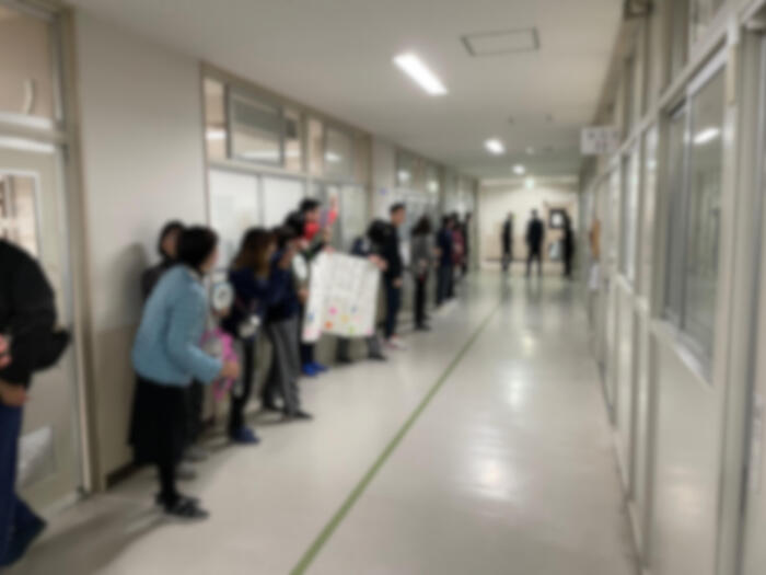 大切な卒業式。