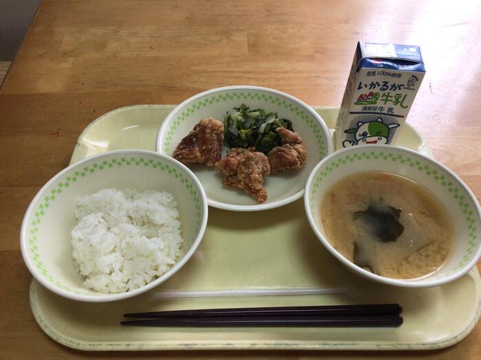 今年度ラストの給食😊