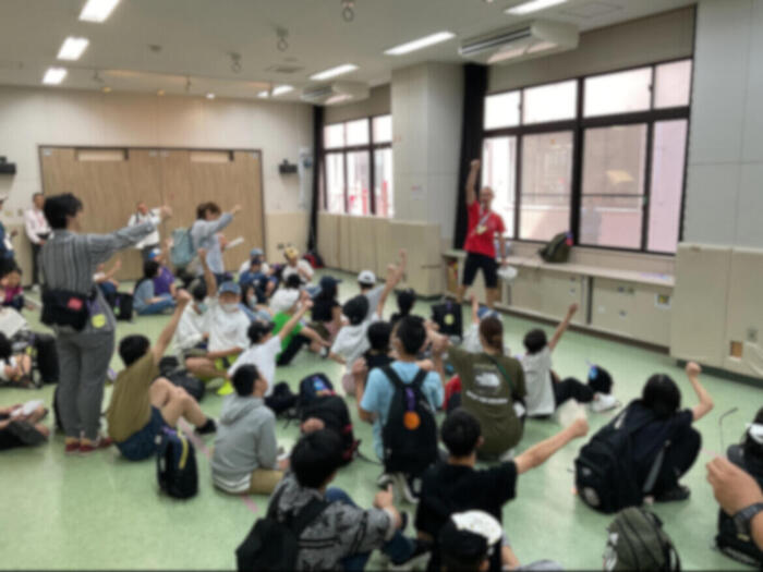 ２年生宿泊学習 出発式✊