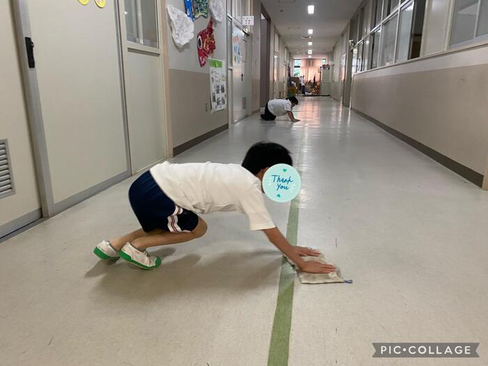 やさしい雑巾がけ