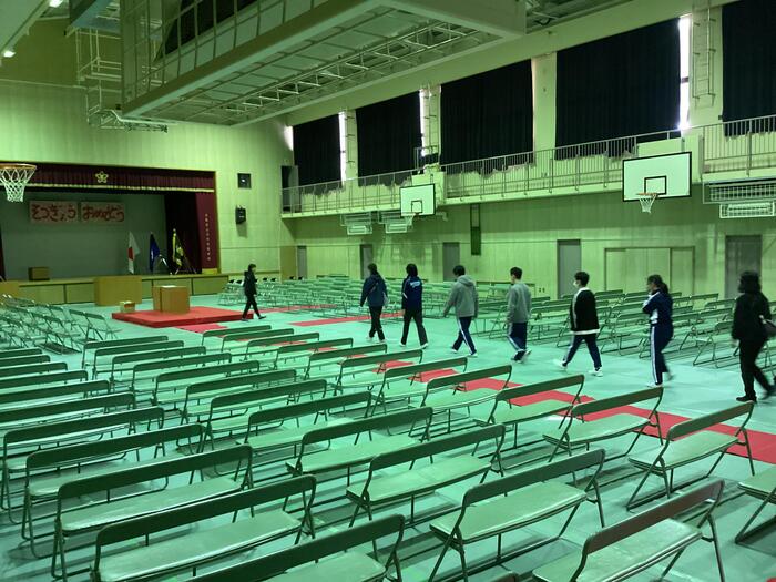 高3 卒業式練習スタート