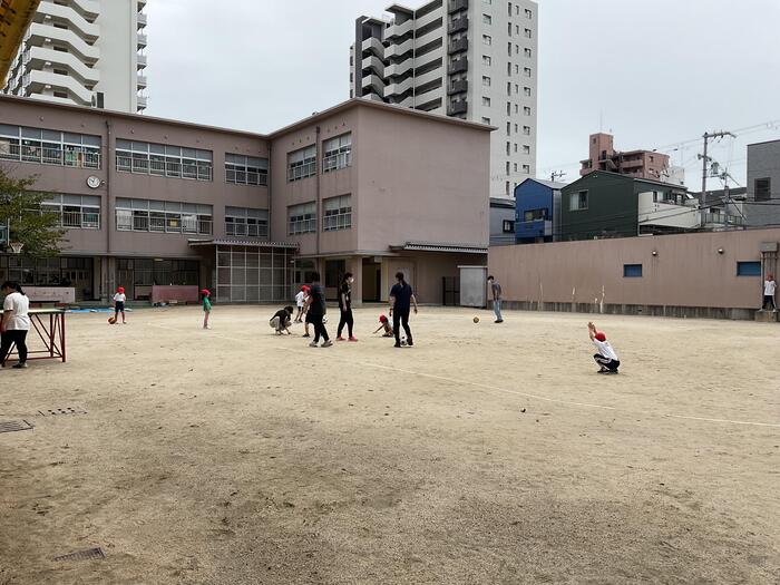 運動場が過ごしやすくなってきました🍂