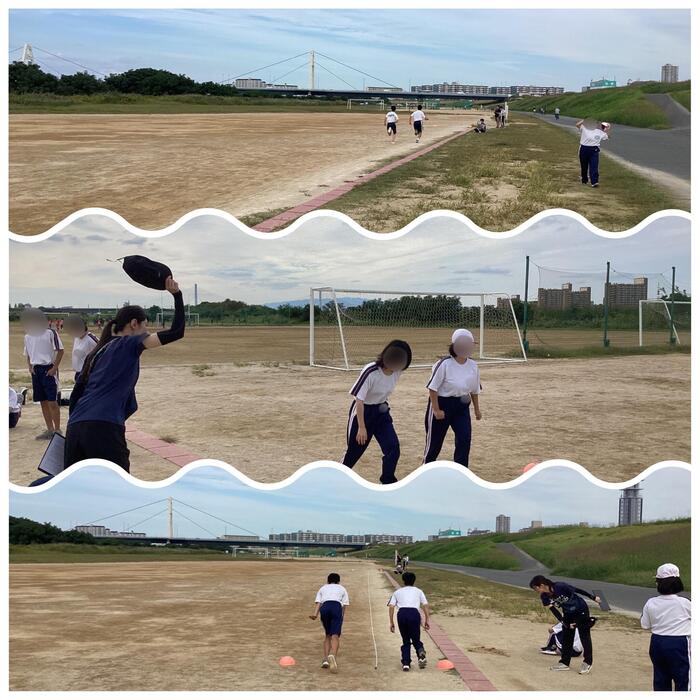 河川敷でダッシュ💨