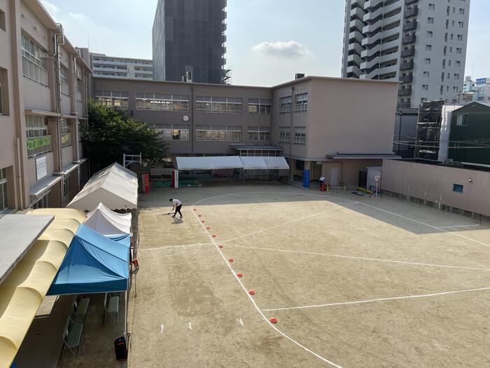 中学部運動会、大盛況。
