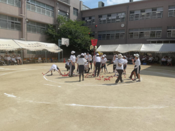 運動会予行🏃‍➡️