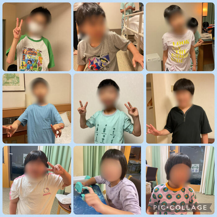 【小5宿泊学習】みんなのパジャマ姿🛀①
